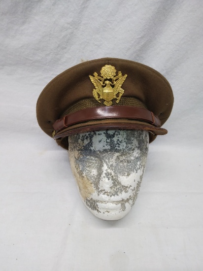 WWII US Army officers visor cap