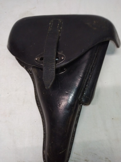 Black leather P38 Holster