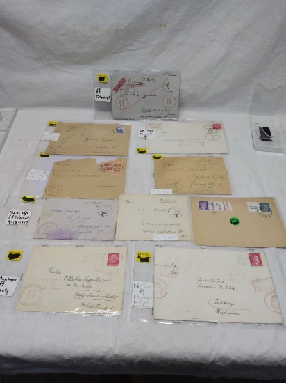 Assorted vintage envelopes from Germany