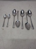 WW2 stamped spoons dated 1939 & 1942