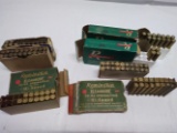 66 empty casings & 29 live rnds assorted 30-06