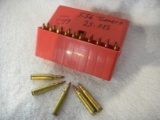 25 rounds 5.56mm red tip
