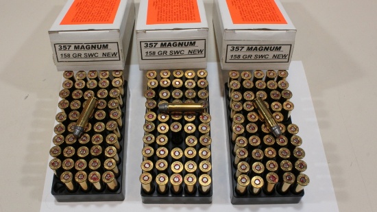 3 boxes 357mag 158gr SWC (New)