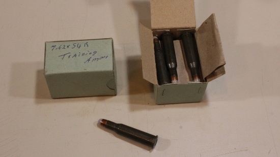 2 boxes 7.62x54R training ammo