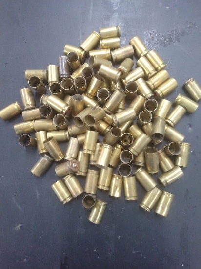 98pcs 9mm Luger brass