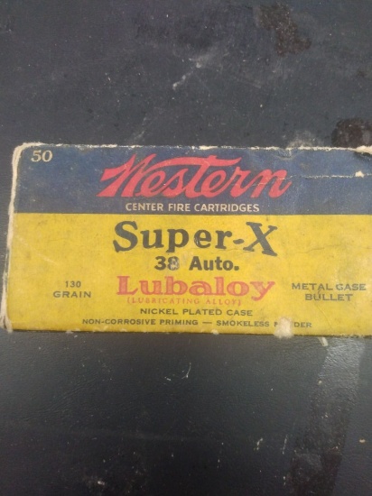 47 rnds Western Super X 38 auto Lubaloy