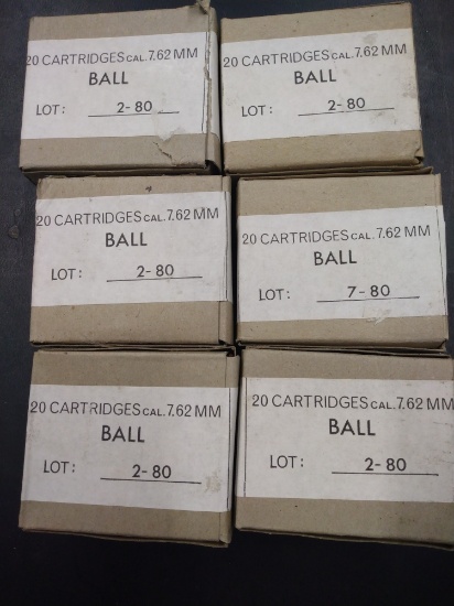 6-20 rnd box 7.62 ball