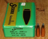 44 Sierra 338 Cal Bullets