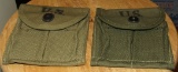 2 Original WW2 Carbine Clip Pouches