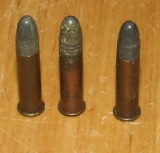 3 Rounds Remington 22 Extra Long Rim Fire