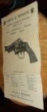 S&W Box Sheet Model 28 Revolver