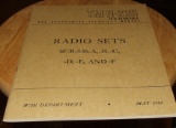 Original US TM 11-235 Radio Sets