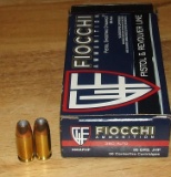 33 Rounds Fiocchi .380 auto JHP