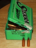 100 Sierra 6mm Bullets