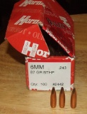 100 Hornady 6mm Bullets