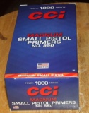 1000 CCI Magnum 550 Small Pistol Primers