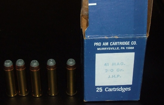 25 Rounds Golden Eagle 41 Magnum