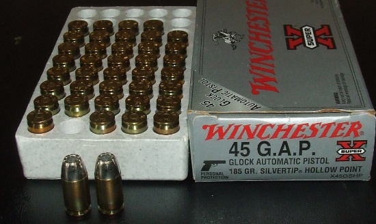 40 Rounds Winchester 45 GAP HP