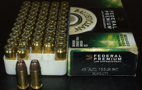 50 Rounds Federal 45 ACP