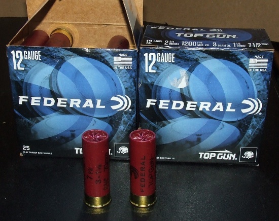 2 - 25 Rounds Federal 12 ga