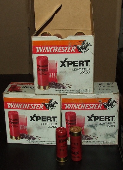3 - 25 Rounds Winchester 12 ga