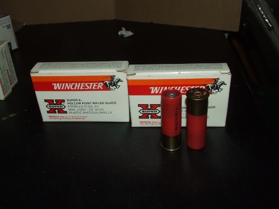 2 - 5 Round Winchester 12 ga Slugs