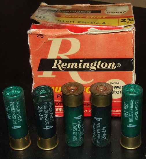 25 Rounds Remington Sure Shot 16 ga