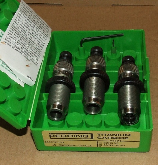 Redding 45 Colt/454 Casull Die Set