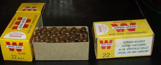 2 - 50 Rounds Winchester 22 WRF