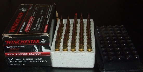 43 Rounds of 17 Super Magnum Rim Fire