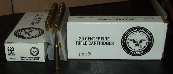 2 - 20 Rounds CMP .223