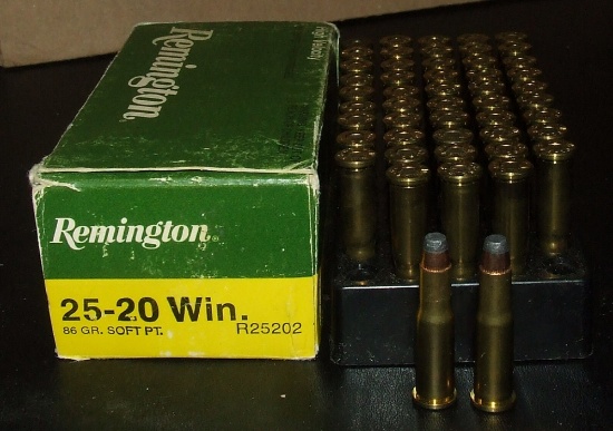 50 Rounds Remington 25-20 Winchester