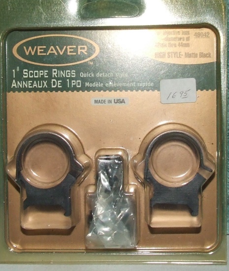 Weaver 1” QD Style Rings