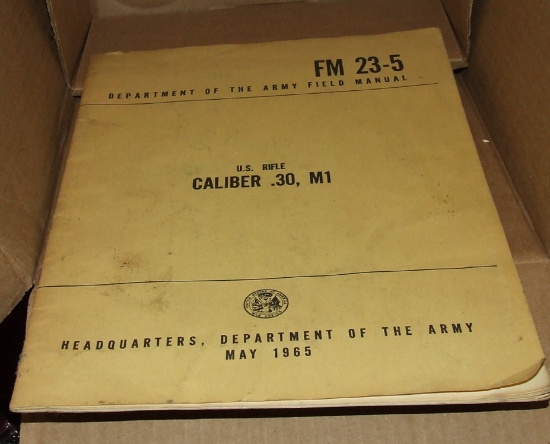 FM 23-5, U.S. Rifle Caliber .30 M1