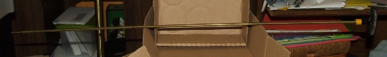 3 Piece Solid Brass 30 Cal. Rifle Rod
