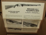 Remington 10 C Mohawk 22 Box Sheet/Manual