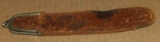 Early Leather Clasp Razor Case