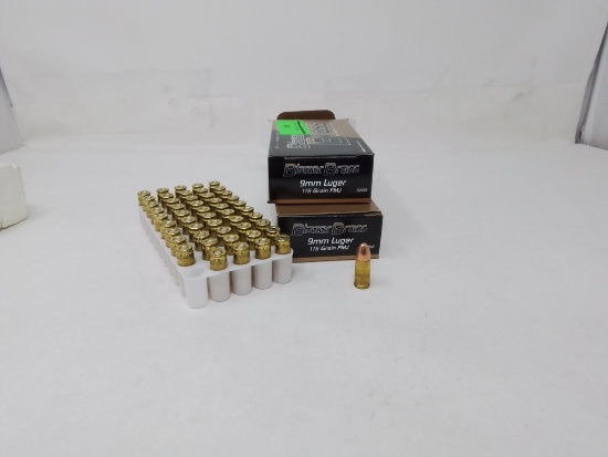 2-50 rnd box Blazer 9mm Luger 115gr FMJ