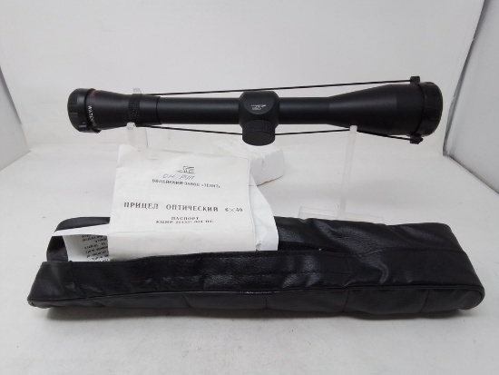 6x40 scope in leather case