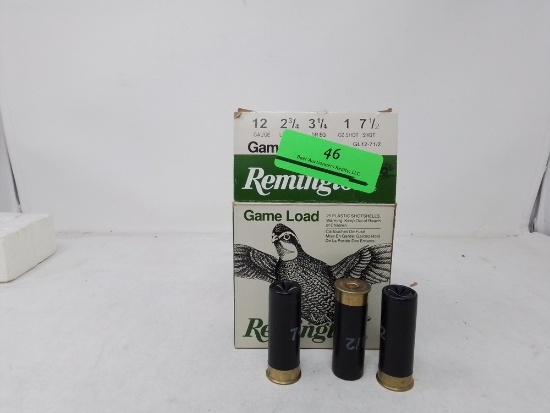 24rnd box Remington 12ga Game load 7 1/2shot