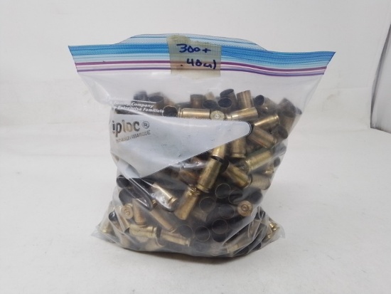 300+ pcs 40 caliber empty brass