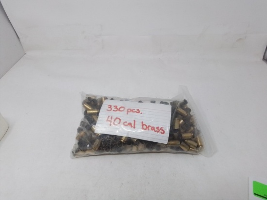 330 pcs 40 caliber empty brass