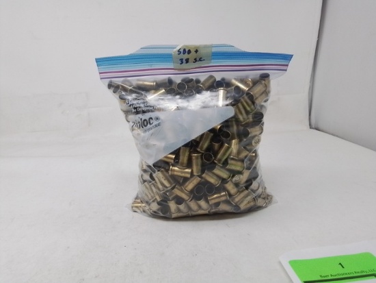 500+ pcs 38 SC empty brass