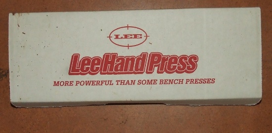 Lee Hand Press