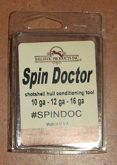 Spin Doctor  Shotshell Hull Conditioning Tool