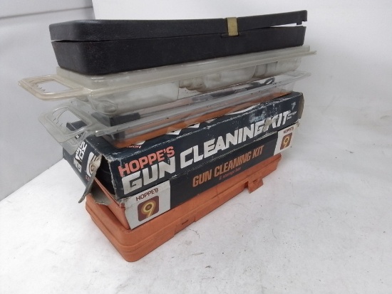 6 assorted Hoppe's cleaning kits (missing parts)