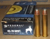 20 Rounds Federal 45-70 GOV'T
