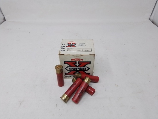 Box Winchester Western 28ga 7 1/2 shot