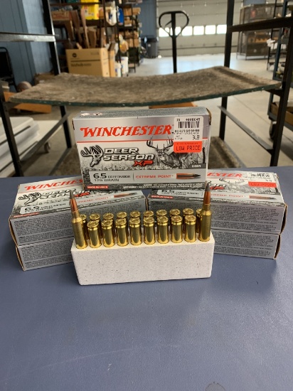 100 RDS (5-20 rd boxes) Winchester Deer Season XP 6.5 Creedmoor 125 gr Extreme Point