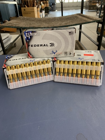 100 RDS (5-20 rds boxes) Federal Non Typical Soft Point 6.5 Creedmoor 140 gr